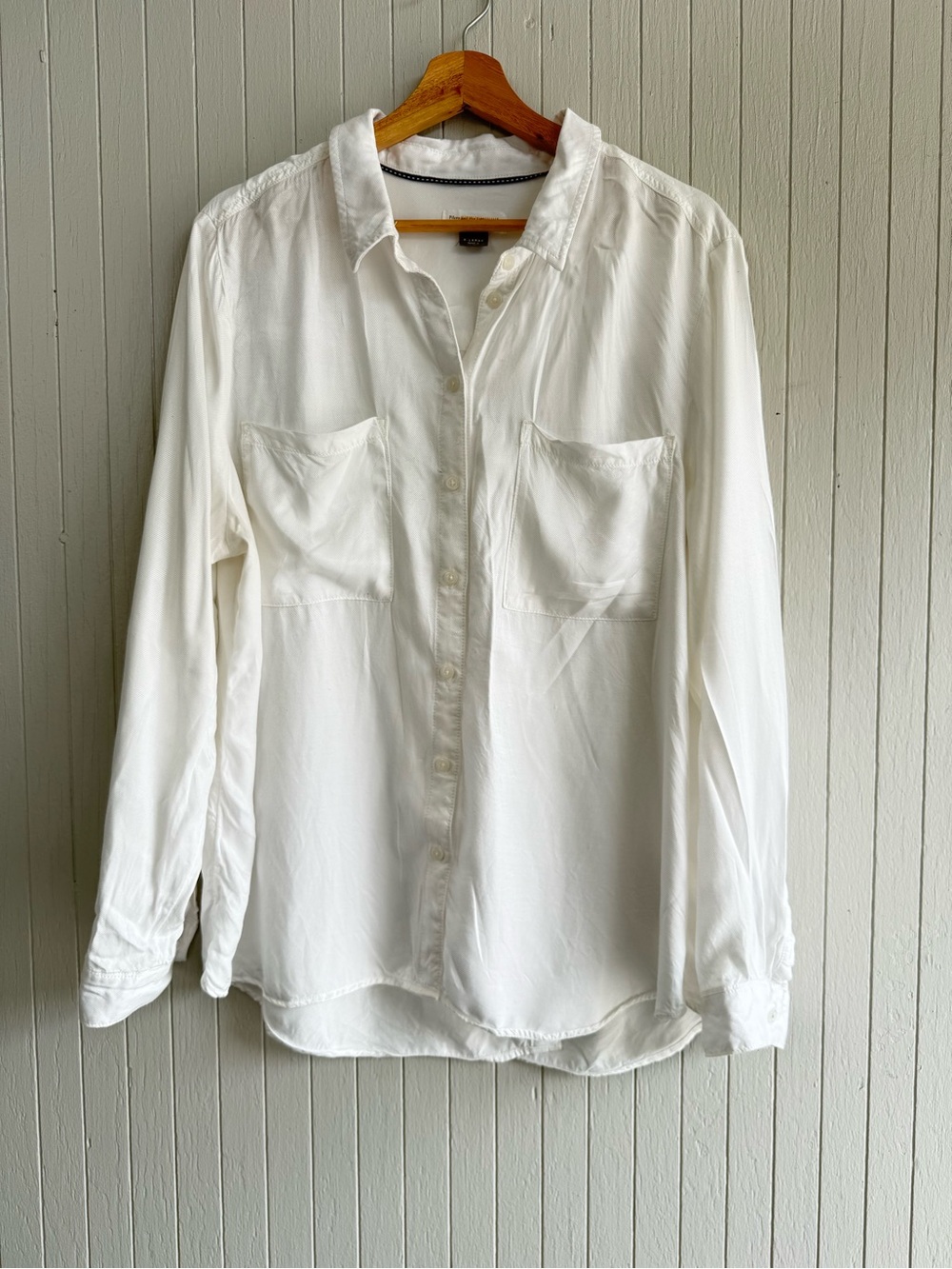 Pilcro by Anthropologie Blouse with Vent in back